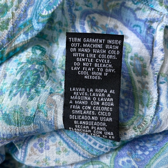 Zac & Rachel Women’s Paisley Top - Picture 9 of 9